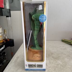 LED Dancing Cobra Rechargeable Musical Plush Toy W Recording Function